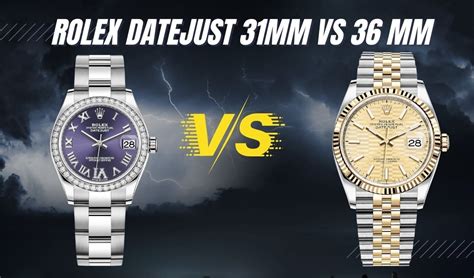 31mm vs 36mm rolex|rolex datejust 36 most expensive.